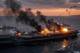 Iran Klaim Serang Kapal Induk AS USS Abraham Lincoln dengan Rudal Balistik