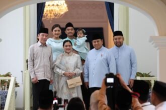 Momen Hangat Idulfitri, Prabowo Jamu Jokowi dan SBY di Istana Merdeka