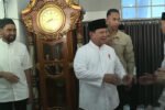 Presiden Prabowo Subianto salat Idulfitri 1447 H bersama warga Aceh Tamiang di Masjid Darussalam.
