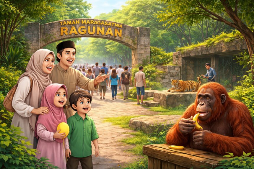Lebaran Seru di Ragunan: Dari Liburan Keluarga hingga Belajar Mencintai Satwa