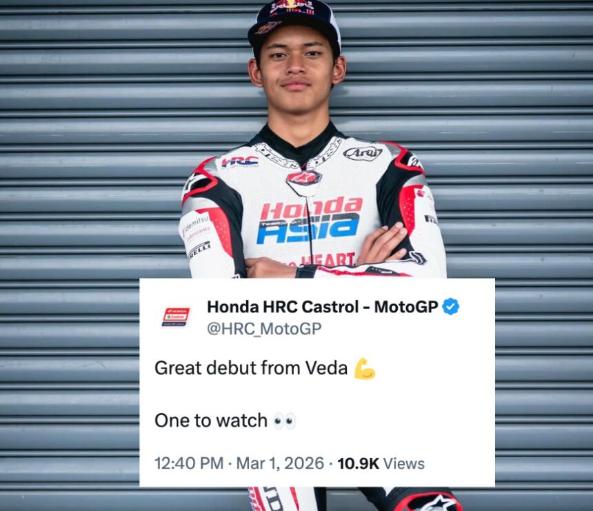 Finis Kelima di GP Thailand, Veda Ega Langsung Dipantau Tim Honda HRC MotoGP
