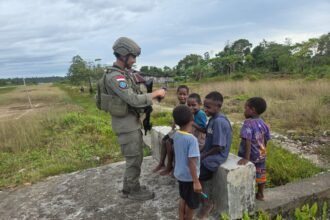 Satgas Damai Cartenz Perkuat Kedekatan dengan Warga Nduga Lewat Patroli Humanis