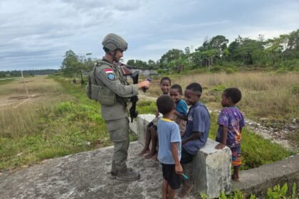 Satgas Damai Cartenz Perkuat Kedekatan dengan Warga Nduga Lewat Patroli Humanis