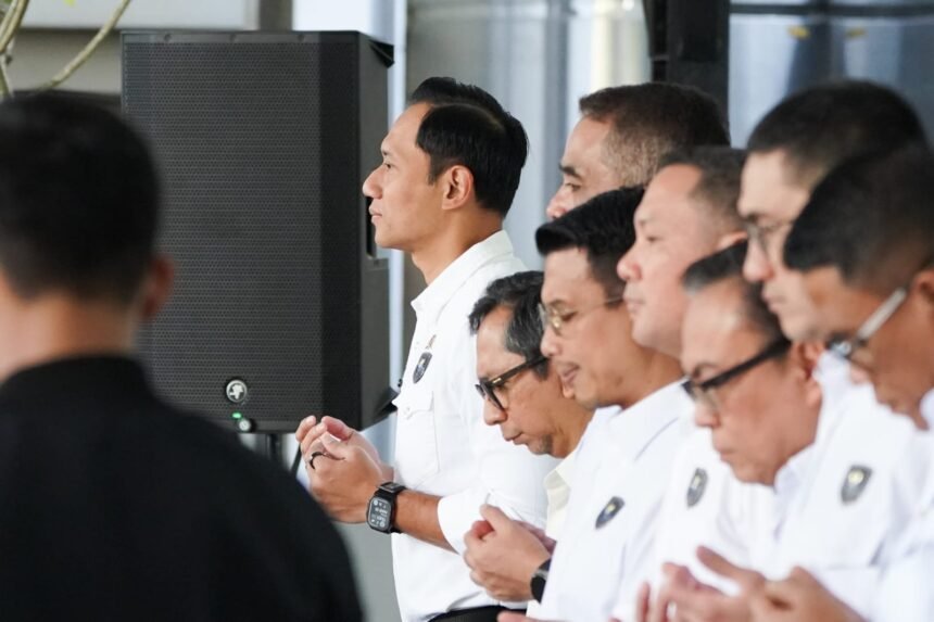 Lepas Mudik Bersama Kemenko Infra, Menko AHY Tekankan Keselamatan dan Kekeluargaan