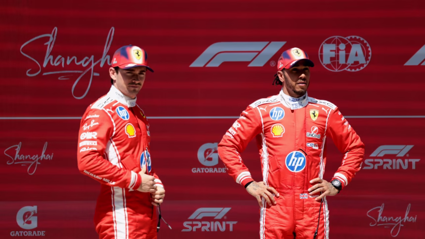 Hamilton dan Leclerc Rayakan Podium Ganda Usai Duel Sengit di Sprint GP China