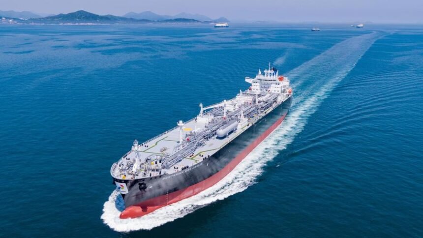 Foto: Kapal VLGC Pertamina Gas Dahlia. (Dok. PT Pertamina International Shipping (PIS))