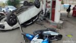 Kronologi Honda Mobilio "Terbang" Seruduk Dispenser BBM dan Antrean Pemotor di SPBU