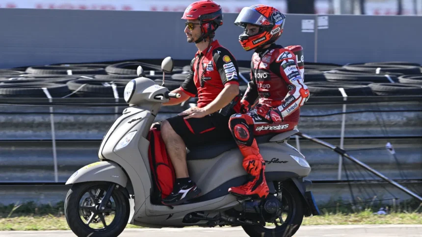 Gagal Finis Akibat Pelek Meledak, Marc Marquez: "Saya Beruntung Tidak Alami Kecelakaan Fatal"