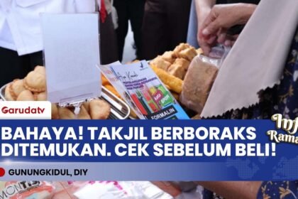 WASPADA! BPOM Temukan Takjil Boraks di Pasar Ramadhan Gunungkidul, Ini Ciri-ciri Makanannya!