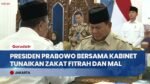 PRESIDEN & MENTERI KABINET BAYAR ZAKAT DI ISTANA! Langsung Sidang Bahas Nasib Mudik & Harga Pangan!