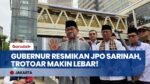 Gubernur Pramono Anung Resmikan JPO Sarinah, Dilengkapi Lift Kaca & Terkoneksi TransJakarta!