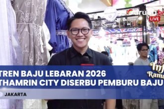 Tradisi Baju Baru, Warga Mulai Padati Thamrin City, Buru Busana Muslim Tren 2026