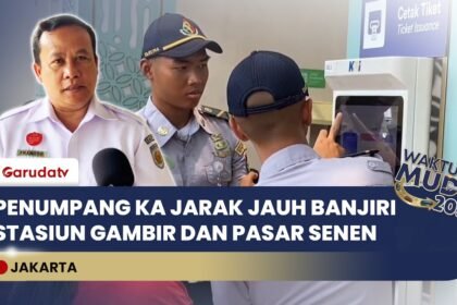 H-6 Lebaran, KAI Daop 1 Jakarta Berangkatkan 52.008 Penumpang ke Kampung Halaman