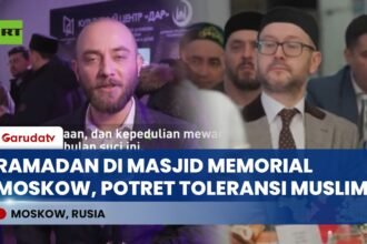 Indahnya Kebersamaan! Intip Keseruan Tenda Iftar Masjid Memorial Moskow di Rusia