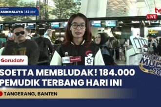 PECAH REKOR! 184 Ribu Orang Padati Bandara Soetta Hari Ini, Puncak Arus Mudik 2026 Dimulai!