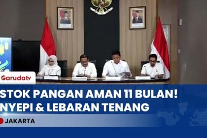 GAK PERLU PANIC BUYING! Wamentan Jamin Stok Pangan Aman Sampai 324 Hari ke Depan!