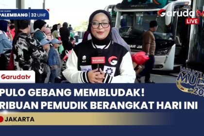 TERMINAL PULO GEBANG DISERBU! Ribuan Pemudik Padati Bus Tujuan Jawa & Sumatra Hari Ini!