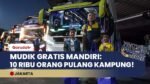 Bank Mandiri Berangkatkan 10 Ribu Pemudik Gratis, Fasilitas Lengkap Sampai Kampung Halaman!