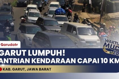 GEGER! Macet Parah 10 KM di Limbangan Garut, Polisi Terpaksa Terapkan One Way Berulang Kali!