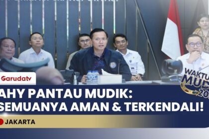 AHY Pantau Langsung Command Center, Menko Infra Pastikan Arus Mudik 2026 Aman & Terkendali