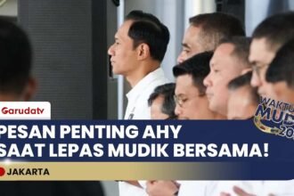 Menko AHY Lepas 118 Peserta Mudik Bareng Kemenko Infra, Ingatkan Keselamatan & Kekeluargaan