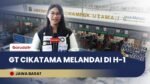 H-1 Lebaran, Arus Mudik di Gerbang Tol Cikatama Terpantau Lengang