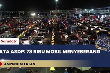 H-1 Lebaran, Arus Mudik di Pelabuhan Bakauheni Mulai Melandai