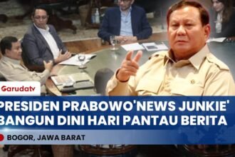 Mengaku ‘News Junkie’, Presiden Prabowo Pantau Isu Global di YouTube Hingga Dini Hari