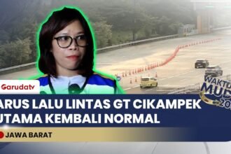 Arus Mudik Melandai, Jasa Marga Hentikan Rekayasa One Way dan Contraflow di GT Cikatama