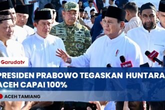 Presiden Prabowo Pastikan Pemulihan Warga Capai 100%