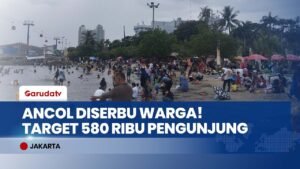 Libur Lebaran 2026: Ancol Diserbu Ribuan Warga, Piknik di Pinggir Pantai Jadi Favorit!