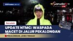 Laporan Langsung NTMC Polri: Volume Kendaraan di Pekalongan Meningkat, Pemudik Diimbau Waspada