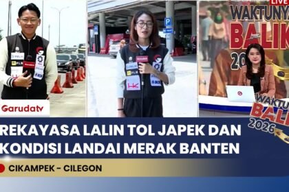 Update Mudik H+1: Penumpang di Pelabuhan Merak Turun 10% dan Rekayasa Lalu Lintas Tol Japek
