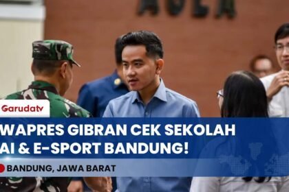 Wapres Gibran Cek Sekolah Masa Depan: Ada AI & E-Sport Mobile Legends!