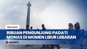 TEMBUS 59 RIBU ORANG! Monas Jadi Lautan Manusia, Ada Air Mancur Menari Sampai Tanggal Segini!