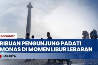 TEMBUS 59 RIBU ORANG! Monas Jadi Lautan Manusia, Ada Air Mancur Menari Sampai Tanggal Segini!