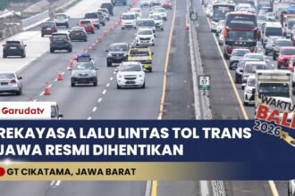 Arus Balik Melandai, Rekayasa One Way dan Contraflow Tol Trans Jawa Resmi Dihentikan