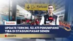 Arus Balik Lebaran, 52.471 Penumpang Tiba di Stasiun Pasar Senen Pagi Ini