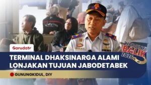 Arus Balik Memuncak, Terminal Dhaksinarga Gunungkidul Berangkatkan 6.000 Penumpang