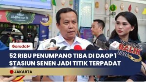 Arus Balik H+4 Lebaran, 52 Ribu Penumpang Tiba di Jakarta via Kereta Api