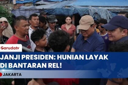 PRESIDEN TURUN TANGAN! Blusukan ke Bantaran Rel Pasar Senen, Janjikan Rumah Layak untuk Rakyat!