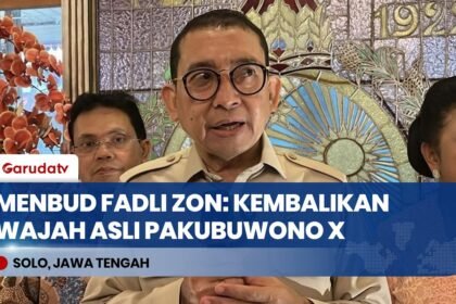 Menbud Fadli Zon Pastikan Revitalisasi Keraton Solo Fokus pada Keaslian Sejarah