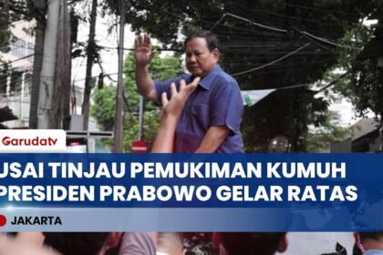 Momen Haru Blusukan Presiden Prabowo di Senen: Janjikan Rumah Layak dan Fasilitas MCK bagi Warga