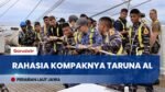 Asah Kekompakan, Taruna AAL dan Kadet Internasional Ikuti Latihan Layar di KRI Bima Suci