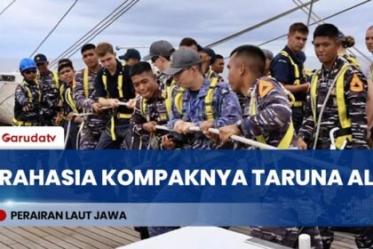 Asah Kekompakan, Taruna AAL dan Kadet Internasional Ikuti Latihan Layar di KRI Bima Suci