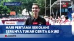 SERU BANGET! Hari Pertama Masuk Sekolah Pascalibur Lebaran, Siswa SDN 03 Menteng Reuni & Tukar Kue!