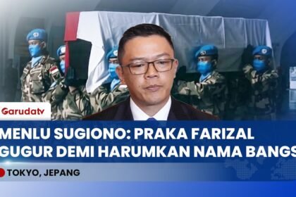 Gugur di Lebanon, Menlu Sugiono Beri Penghormatan Tertinggi bagi Praka Farizal Rhomadhon