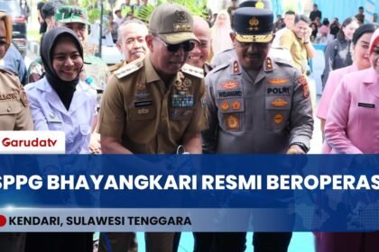 Gubernur Sultra Resmikan SPPG Polresta Kendari Demi Dukung Program MBG