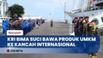 Misi Diplomasi dan Promosi UMKM, KRI Bima Suci Resmi Dilepas Menuju Etape Kedua