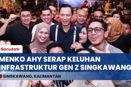 Menko AHY Serap Aspirasi "Gen Z" Singkawang Terkait Konektivitas dan Keadilan Infrastruktur